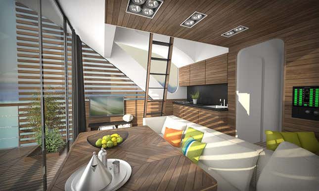 Image for article titled Become one with nature in these strangely cool floating hotel rooms