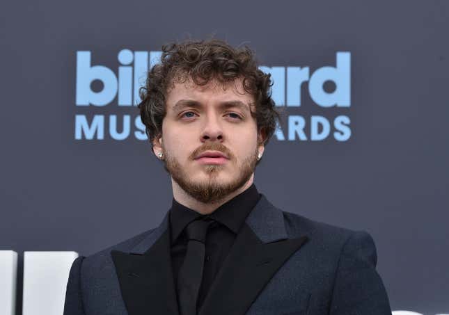 Jack Harlow arrives at the Billboard Music Awards on Sunday, May 15, 2022, at the MGM Grand Garden Arena in Las Vegas.