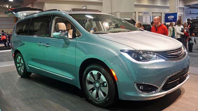Image for article titled Chrysler Pacifica Hybrid Recall Issued Because Your Van May Burst Into Flames