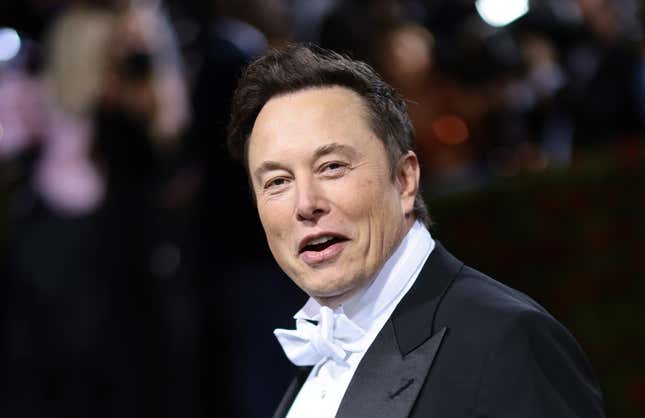 NEW YORK, NEW YORK - MAY 02: Elon Musk attends The 2022 Met Gala Celebrating “In America: An Anthology of Fashion” at The Metropolitan Museum of Art on May 02, 2022 in New York. 
