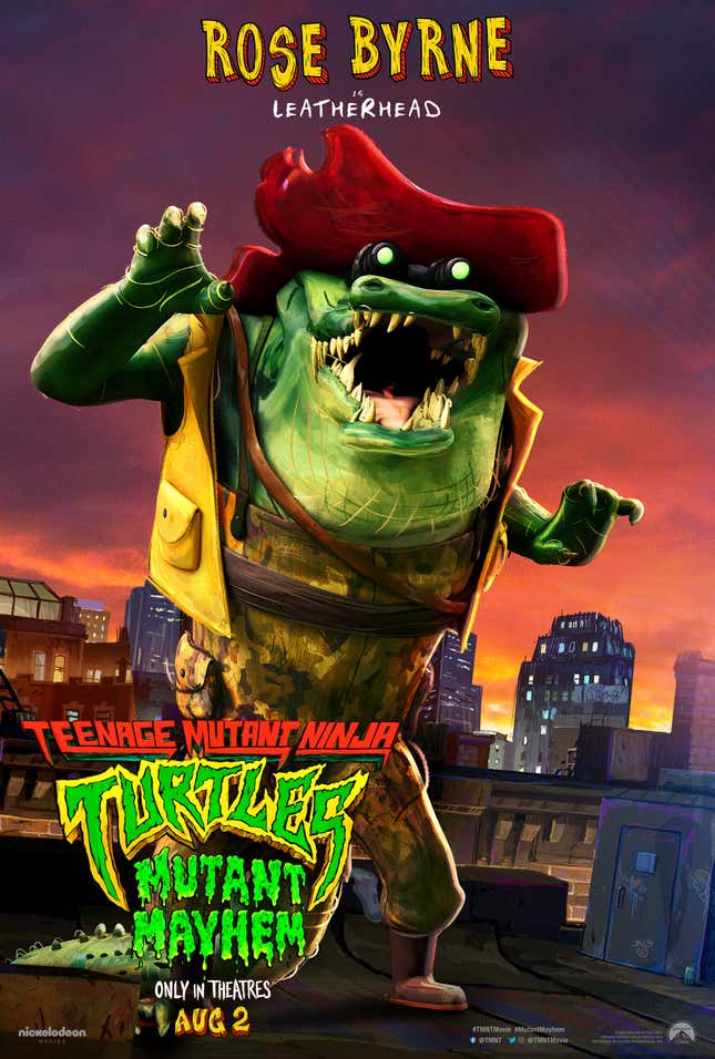Image for article titled Meet the Full Cast of Teenage Mutant Ninja Turtles: Mutant Mayhem