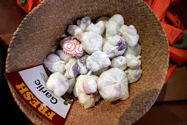 Recognize those garlic skins?