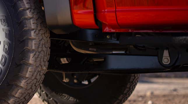 Image for article titled This Is The Upcoming Ford Bronco Raptor With Its Updated Suspension, Widebody Kit And Huge Tires
