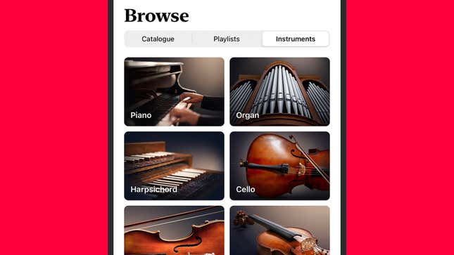 Apple Music Classical Browse screenshot