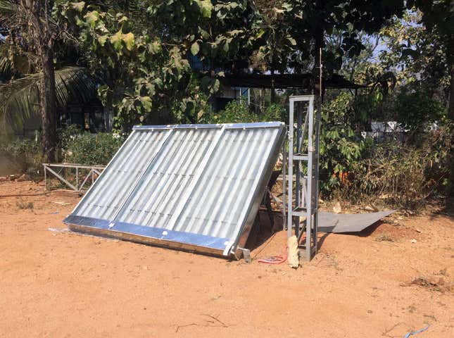 The ‘aqua panels’.