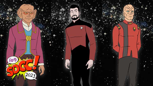 Image for article titled Star Trek Celebrates 50 Years of Animation With Retro Takes on Iconic Heroes