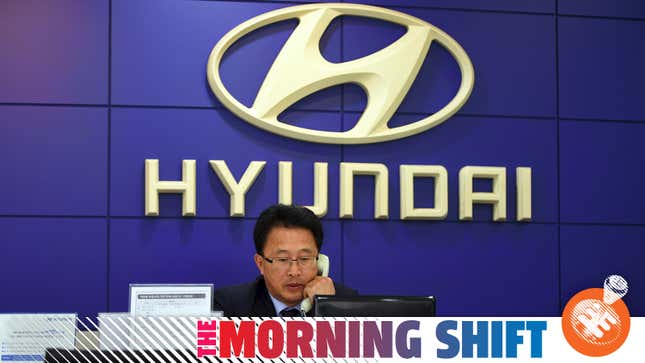 A Hyundai dealer in 2016