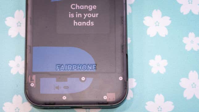 A photo of the Fairphone 5