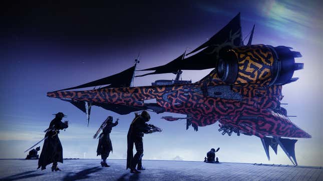 Players wait to board Spider's Ketch in search of adventure.
