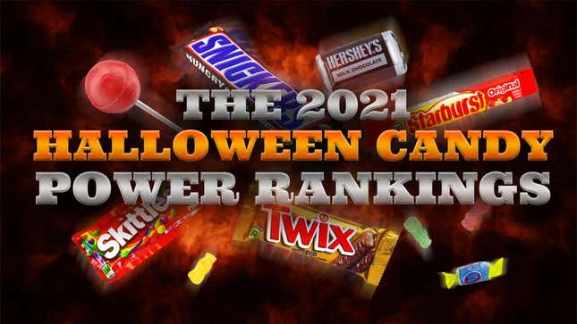 Graphic that reads "2021 Halloween Candy Power Rankings"
