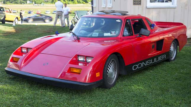 A photo of the Consulier supercar. 