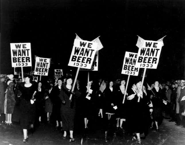 As true today as it was during prohibition.