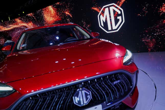 Image for article titled Reliance and Hero are eyeing China-owned MG Motors&#39; India unit