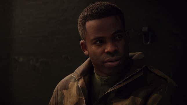 Vanguard's lead character, Arthur Kingsley, in a German prison cell.