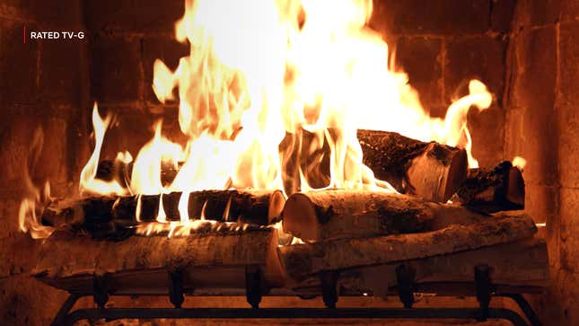 Image for article titled It&#39;s TV Fireplace Season