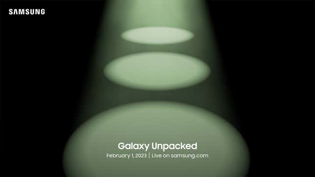 Samsung presentará la próxima generación de sus smartphones Galaxy S el 1 de febrero.