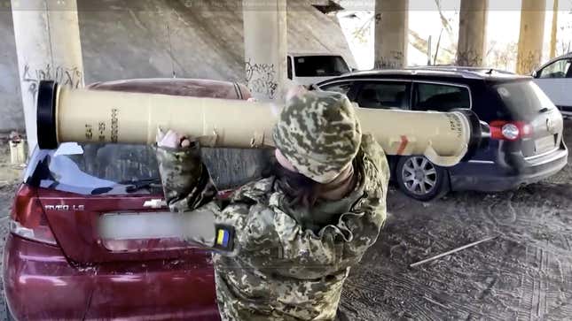 Image for article titled A Chevy Aveo Is Fighting Russian Tanks In Ukraine, Not A Chevy Volt As Reported