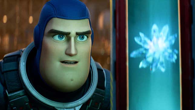 Chris Evans as Buzz Lightyear in Pixar’s Lightyear.