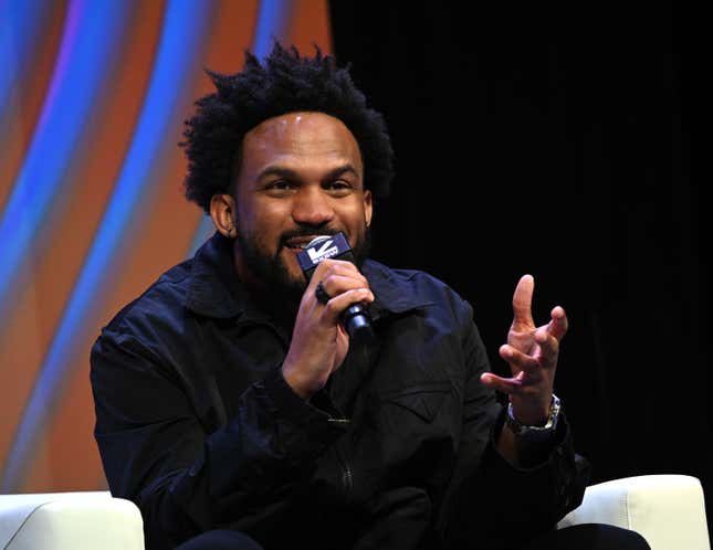 AUSTIN, TEXAS - MARCH 13: Everette Taylor speaks onstage at “Featured Speaker: Everette Taylor on Funding Dreams” during the 2023 SXSW Conference and Festivals at Hilton Austin on March 13, 2023 in Austin, Texas.