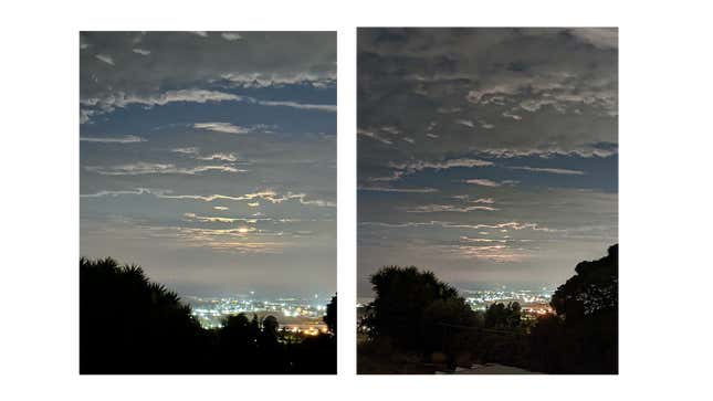 An image showing a comparison between the iPhone 14 Pro Max and the Pixel 6 Pro