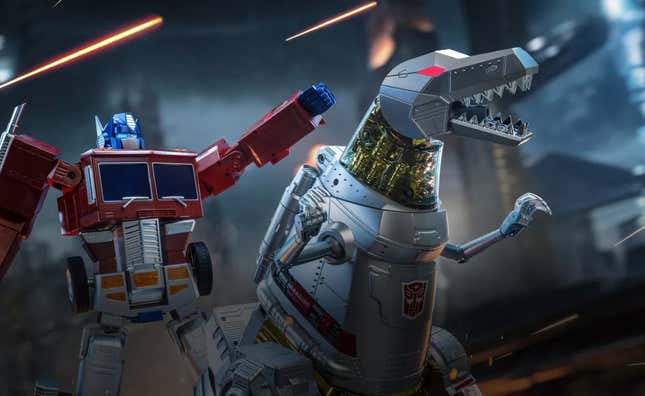 El nuevo juguete de Grimlock, de los Transformers, se transforma por sí solo. Cuesta 1700 dólares