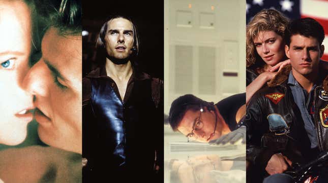 Tom Cruise in Eyes Wide Shut (Warner Bros.); Magnolia (New Line Cinema); Mission: Impossible (Paramount Pictures; Top Gun (Paramount Pictures)