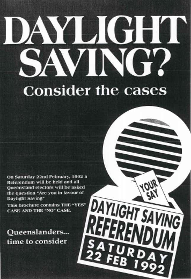 Image for article titled When daylight saving time was put to a vote