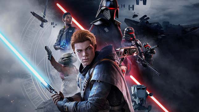 Am image shows Cal and other Fallen Order characters standing together.