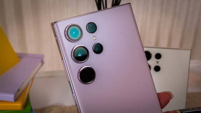 A photo of the Galaxy S23 Ultra