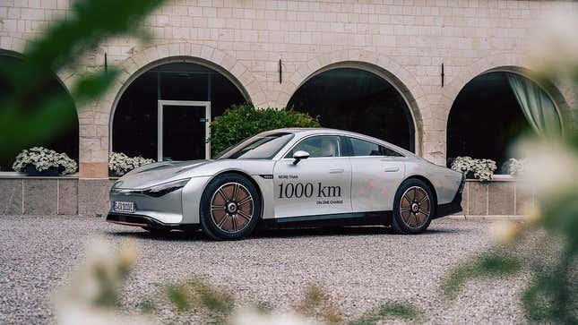 The Mercedes-Benz EQXX concept EV needs a new livery after breaking its own long-range record.