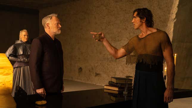 Jared Harris and Lee Pace in Foundation