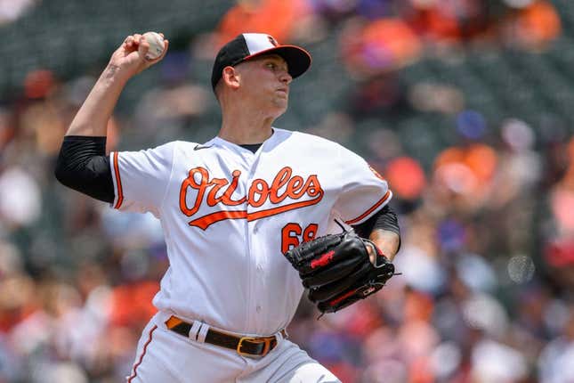 Orioles prospec yankees mlb jersey quality ts 7/24: Drew Rom pitches five  shutout innings in win