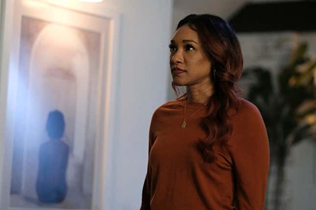 The Flash — “Death Falls” — Pictured: Candice Patton as Iris West-Allen — Photo: Bettina Strauss/The CW — © 2022 The CW Network, LLC. All Rights Reserved.