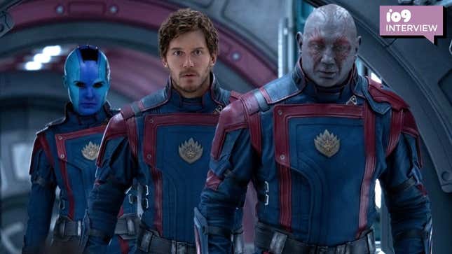 Nebula, Star Lord and Drax.