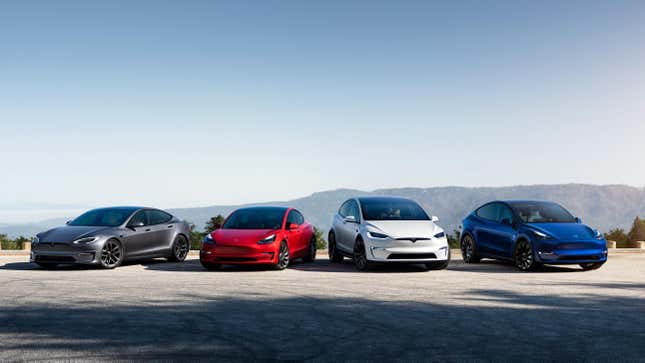 The Tesla model lineup