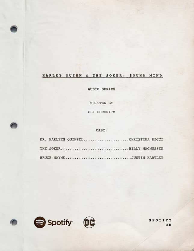 Harley Quinn and the Joker title page