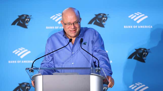 Team owner David Tepper introduced Frank Reich as the new head coach of the Carolina Panthers.