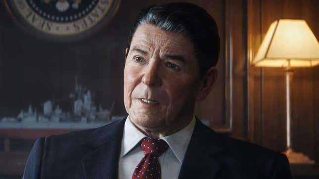 Black Ops Cold War's Ronald Reagan shares tips for union busting. 