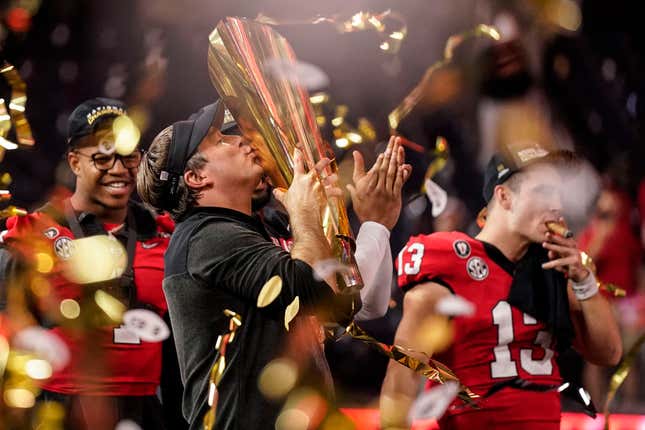 Seeing Georgia raise the trophy again would be dull.