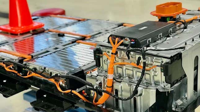 A Chevy Bolt’s battery pack