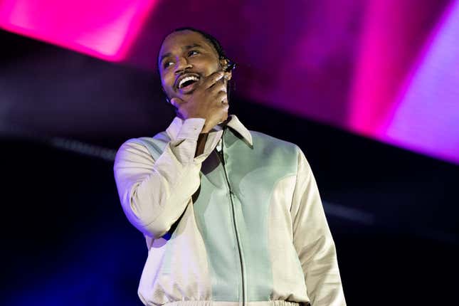 Trey Songz performs onstage during the 1st annual In My Feelz Festival on December 17, 2022 in Los Angeles, California.