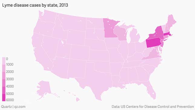 Image for article titled Lyme disease is spreading faster than ever and humans are partly to blame