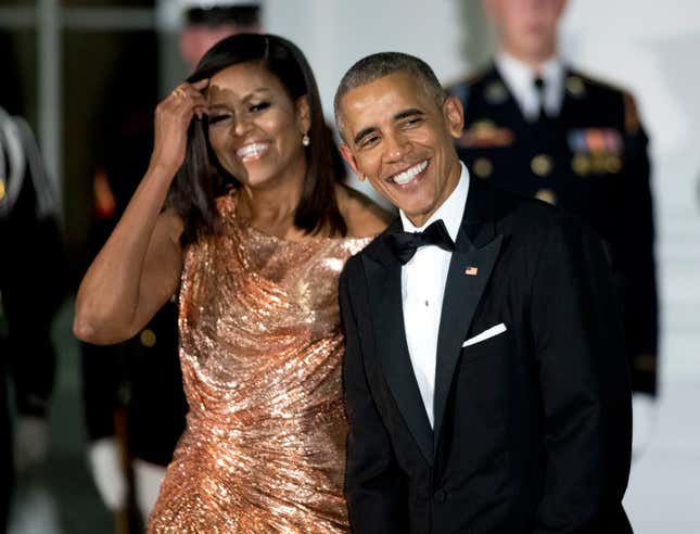 Michelle and Barack Obama were subjected to these racial slurs.