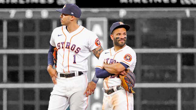 Carlos Correa Makes Sure His Wife and Son Get in On the Houston