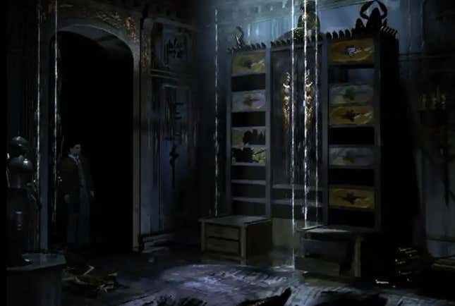 A screenshot of the Westwood Studios' version of Blade Runner.