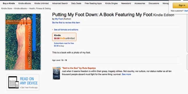 live amazon page