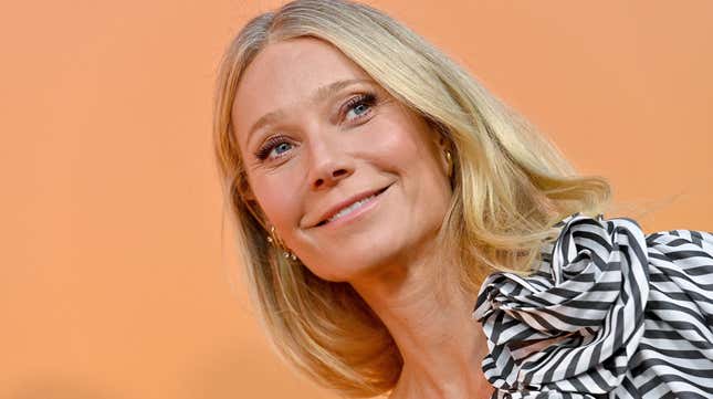 Image for article titled Gwyneth Paltrow Can’t Even Record a Podcast Without a Vitamin Drip: &#39;I Love an IV!&#39;