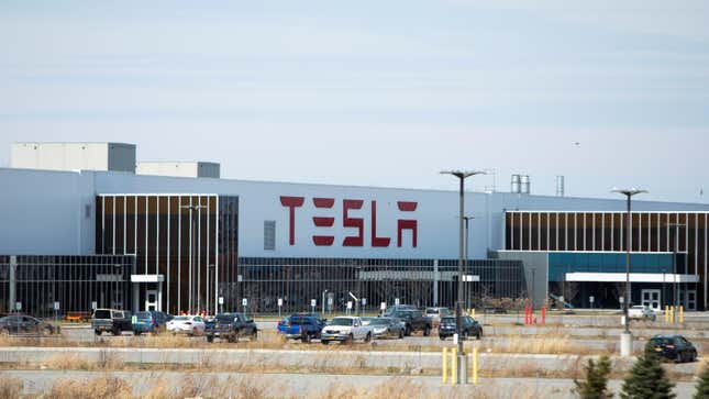 Were Tesla workers in Buffalo fired before or after unionizing?