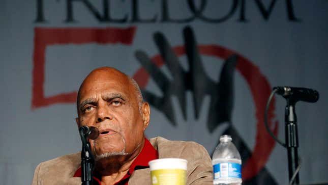 In this June 26, 2014 file photo, Robert “Bob” Moses, Student Nonviolent Coordinating Committee (SNCC) project director in 1964, discusses the importance of Freedom Summer 1964 during the 50th Anniversary conference at Tougaloo College in Jackson, Miss.