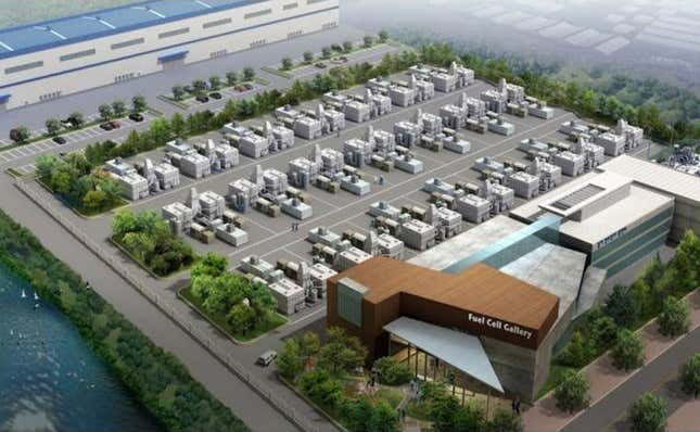 South Korea is big for FuelCell: one project alone, in Hwaseong, accounts for 60MW.